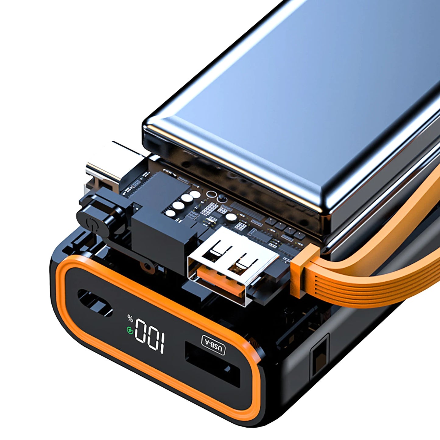 DIY Welded Shell 2*21700 Battery Holder Power Bank Case USB Type C Mobile Phone Charger 21700 Battery Storage Box For Smartphone