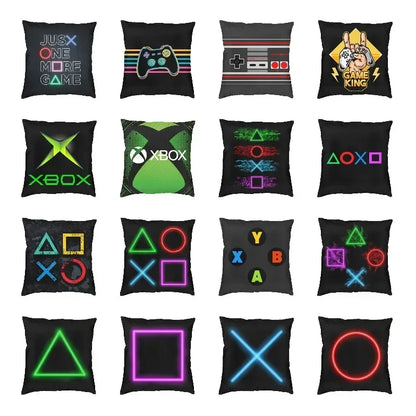 Luxury Just One More Game Cushion Cover Polyester Video Game Gaming Gamer Throw Pillow Case Home Decor