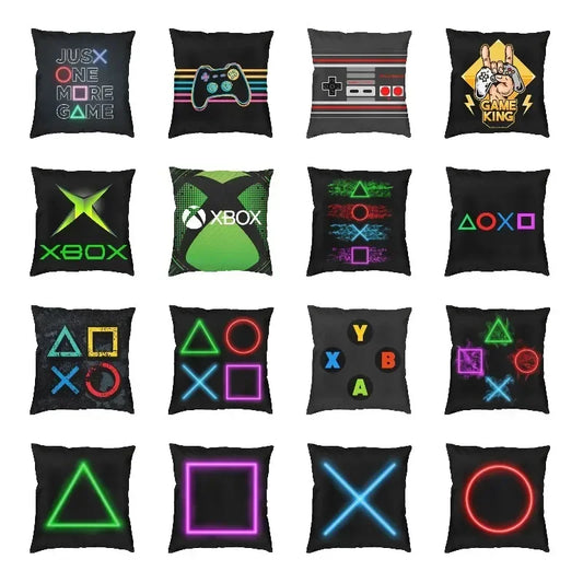 Luxury Just One More Game Cushion Cover Polyester Video Game Gaming Gamer Throw Pillow Case Home Decor