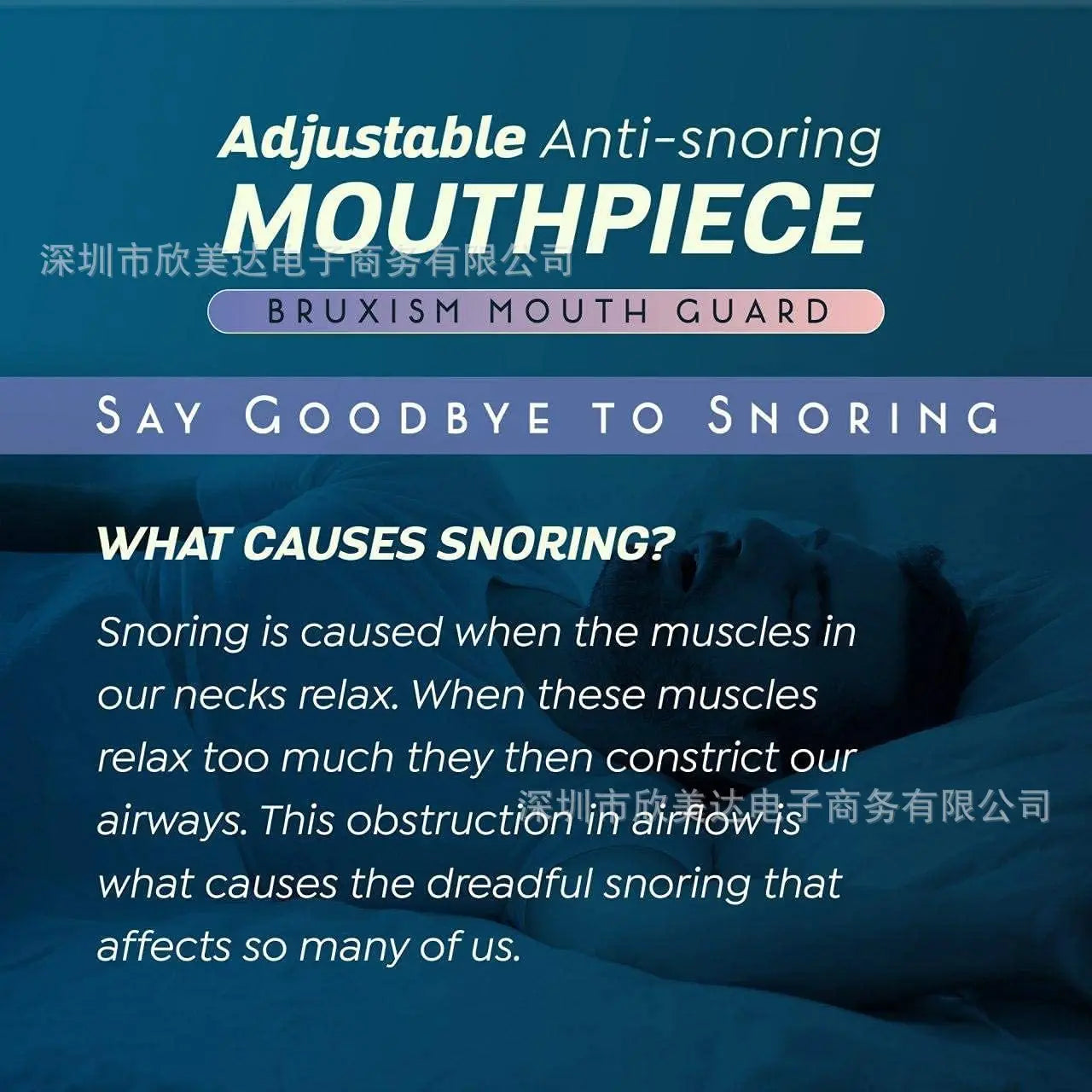 Anti Snoring Mouth Guard Adjustable Anti-Snoring Mouthpiece Sleeping Devices Bruxism Snoring Stopper Improve Sleep Mouthpiece