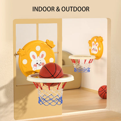 Children's basketball hoop, indoor shooting, hanging, foldable, parent-child interactive ball