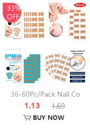 2/6/12Pc Ingrown Toenail Toe Correction Stickers Nail Art Foot Patches Feet Care Paronychia Treatment Recover Pedicure Foot Tool