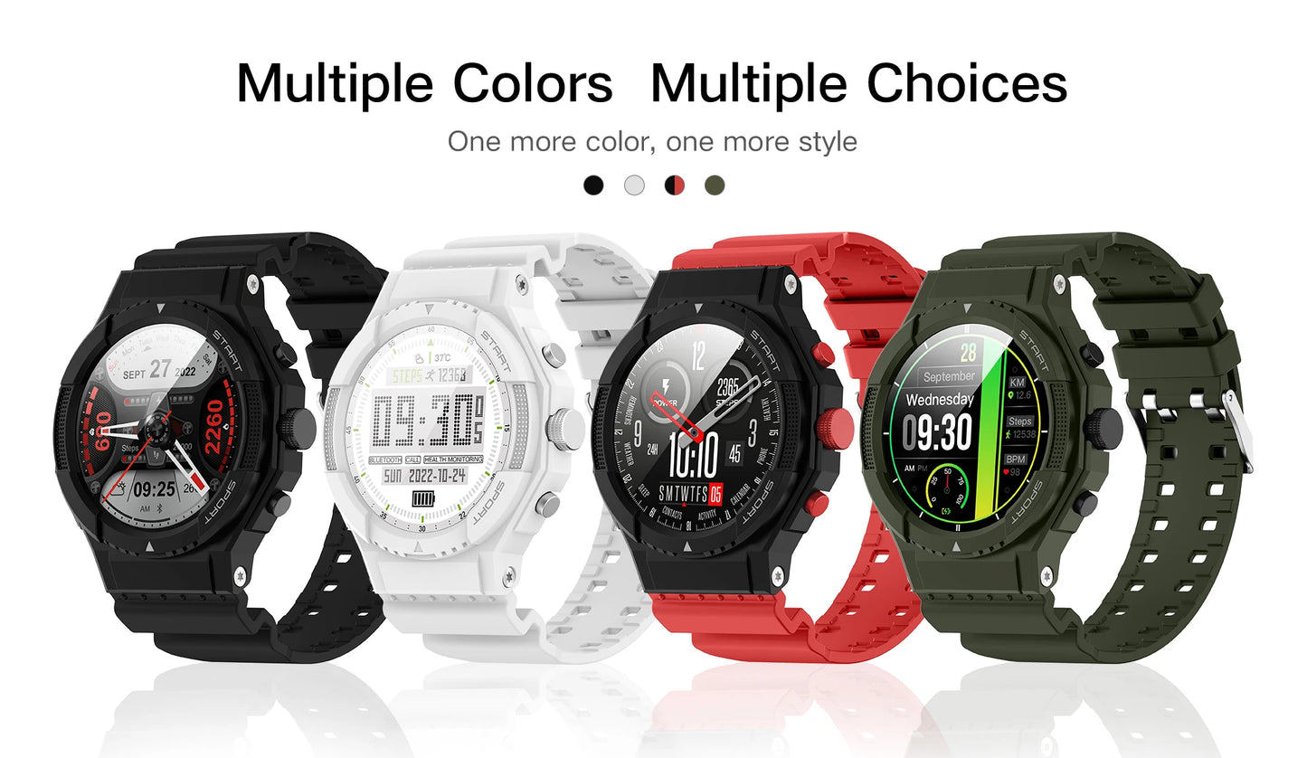 LIGE 2026 Outdoor GPS Sports Tracker Smart Watch Men 1.28"HD Compass Bluetooth Call Waterproof Smartwatch Men For Android IOS