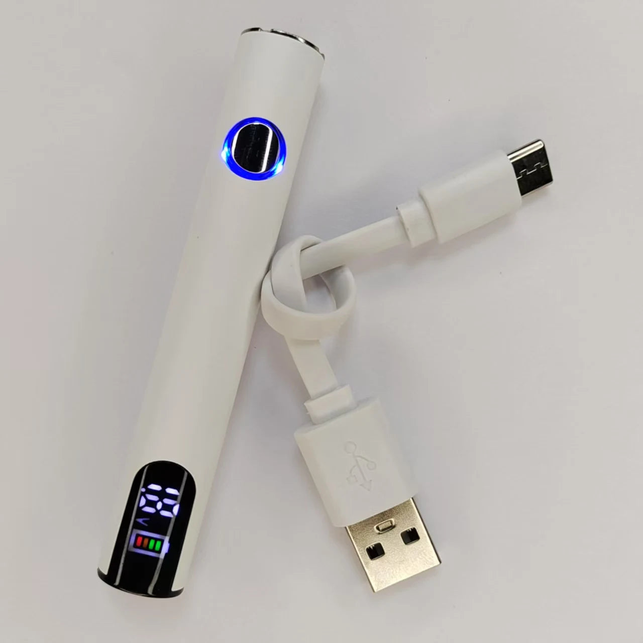 5pcs LED 510 Thread Battery 500mAh Cart Pen Adjustable Voltage Portable Electric Soldering Iron Welding Kit