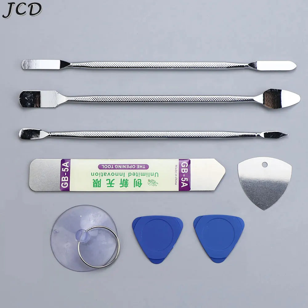 JCD 8 In 1 Computer Mobile Phone Tablet Appliances Pry Bar Multi-purpose Manual Disassembly Tool Bimetallic Head