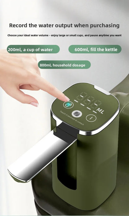Electric Water Pump Household Bottled Water Water Extractor Folding Purified Water Dispenser Suction Pump Outdoor