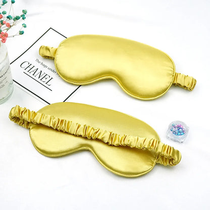 Soft Imitated Silk Sleep Eye Masks Travel Relax Shading Eyepatch Nap Health Eye Care Shield Sleeping Blindfold Eye Cover Masks