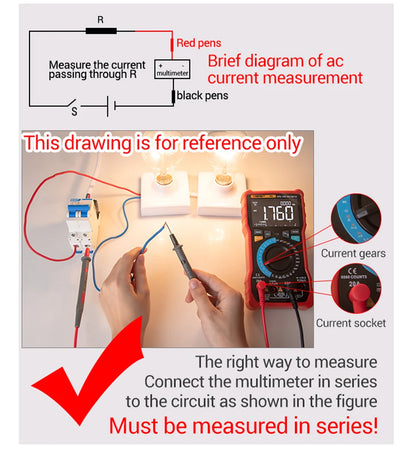 ANENG Digital Multimeter Professional Tester SZ303 AC/DC Voltage Resistance High Precision Professional Electrical Detection Too