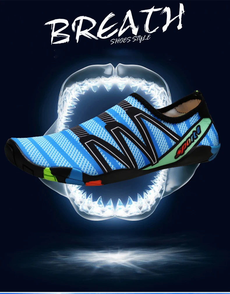 Men Water Swimming Shoes Women Sneakers Barefoot Beach Sandals Upstream Aqua Shoes Quick-Dry River Sea Diving Surfing Seaside