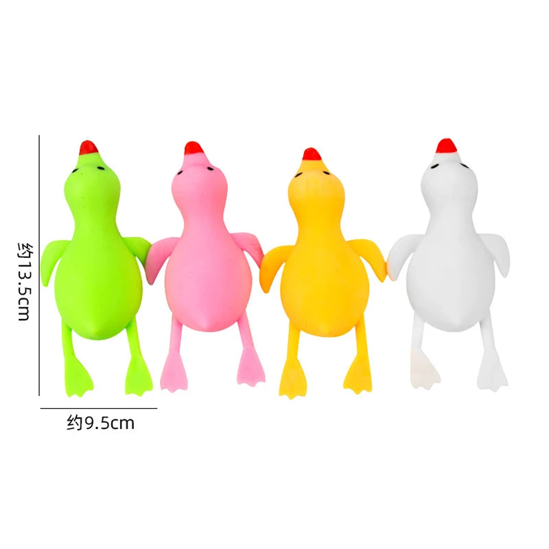 Antistress Duck Squeeze Toys Goose Cute Kawaii Animals Vent Toys for Adults Decompression Stretch Toys