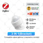 Zigbee 3.0 Smart PIR Motion Sensor Human Body Movement Detector with Illuminance&Vibration Sensor For Home Assistant Zigbee2MQTT