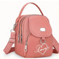 1pc Heart Love Print Shoulder Bag Women's Casual Mini Crossbody Bag Adjustable Good Capacity Small Handbag Girls Crossbody Bag