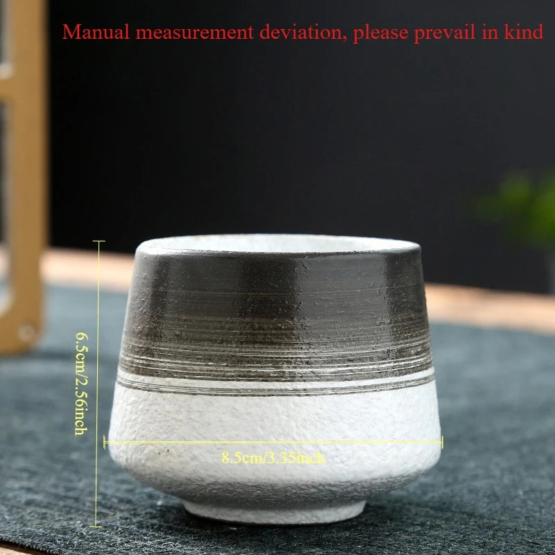 Laysda Vintage Coffee Mug 200ml ceramics Tea cup Japanese-style cafes Drinkware Stoneware Espresso for Restaurants Hotels