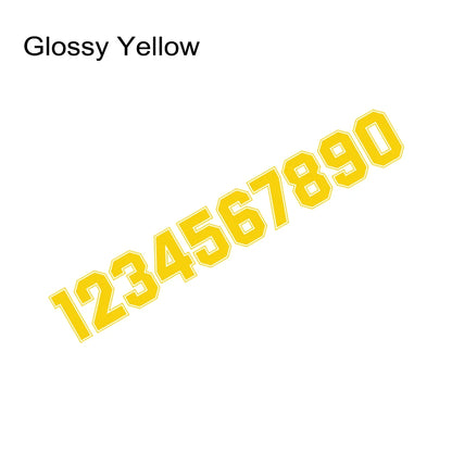 Car Side Door Custom Number Styling Stickers For 0 1 2 3 4 5 6 7 8 9 Auto Tuning Accessories Vinyl Film Decoration Decals
