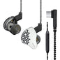 KBEAR Rosefinch 3.5mm/Typec 10mm DD In Ear Monitor HiFi Dynamic Headphones OFC Wired Earphones Music Headset KS1 Lark Headset
