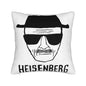 Saul Goodman Actor Square Pillow Case Breaking Bad Cushion Covers Customized Zippered Decorative Pillowcase for Sofa 40*40cm