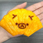 Handmade Squishy Toys Cute Radish Pineapple Banana Shaped Bear Slow Rising Stress Relief Squeeze Toys Food Grade Silicone
