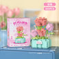 Mini klocki bukiet kwiatów dla dzieci Klocki konstrukcyjne dla dorosłych Zestaw konstrukcyjny z mikroklocków Prezent