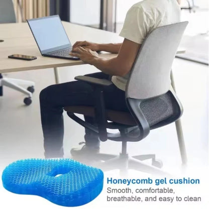 Gel U-shaped Seat Cushion, Comfortable Soft Ergonomic for Long Sitting, Multifunctional Chair Cushion