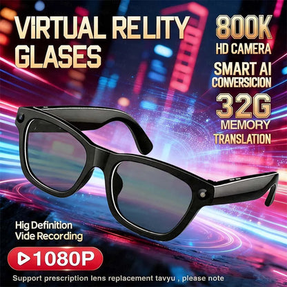 2026 New Smart Glasses Women Video Record Camera Bluetooth Call Music Playback Language Translation Music Sunglass Men Businesst