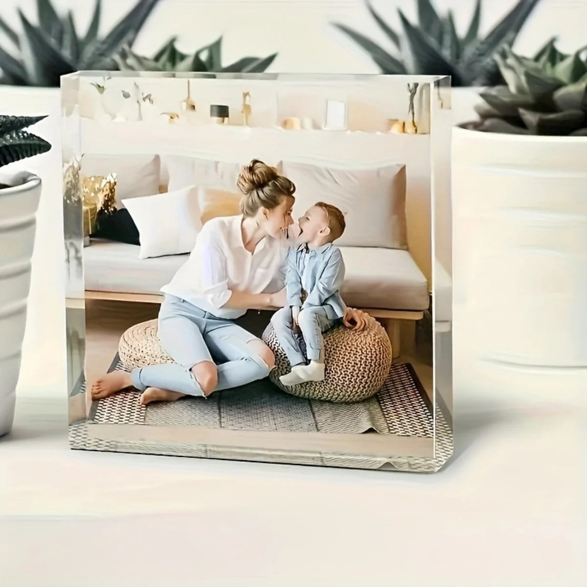 Custom Personalized Photo Cubes—Suitable for Any Occasion, Available in Various Sizes, and the Perfect Gift.