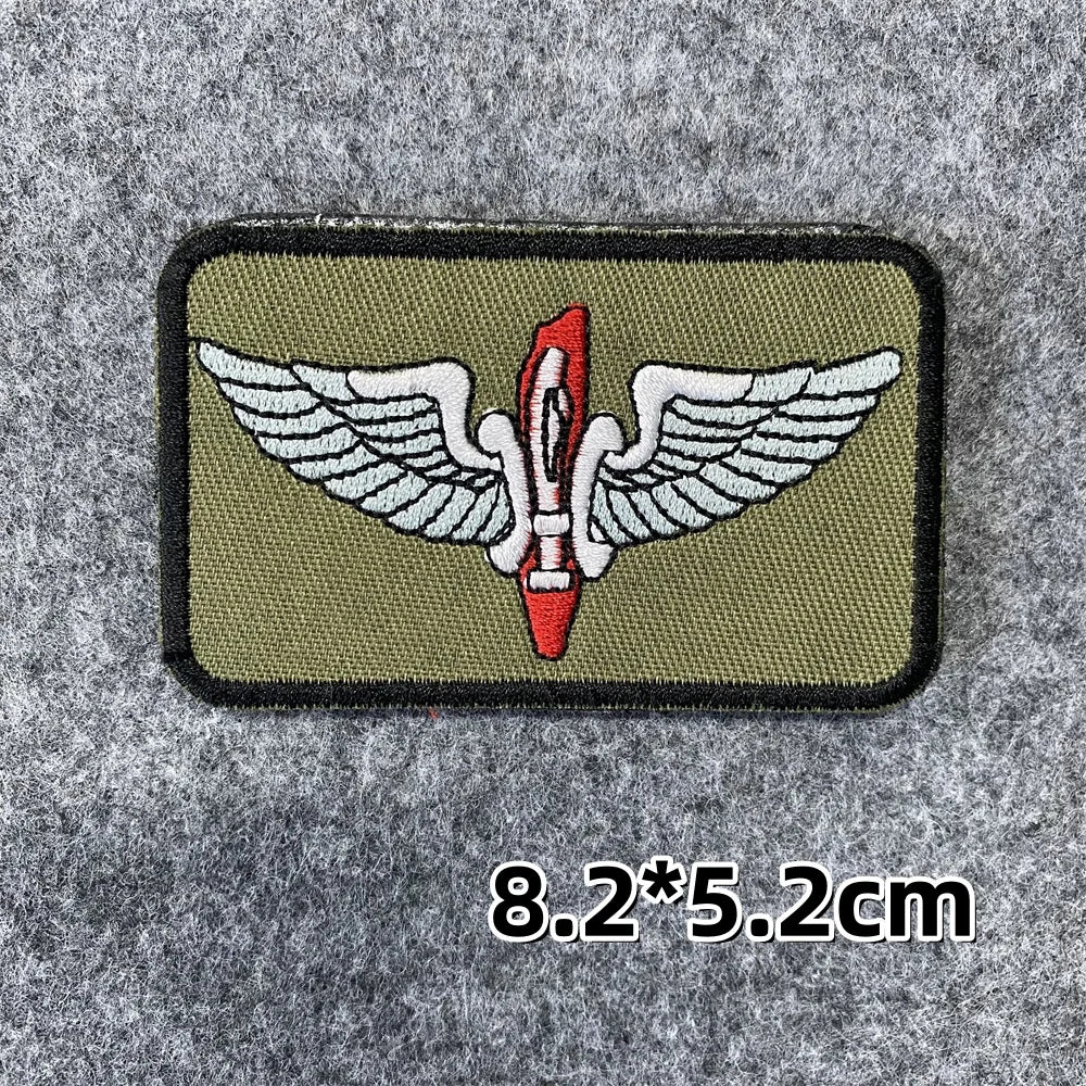 Israeli Army Forces Flag Tactical Patch for Clothes Hook&Loop Embroidery Morale Badge Paramedic Israel Outdoor Backpack Sticker