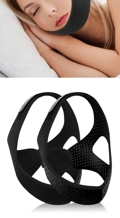 Anti Snore Belt Stop Snoring Chin Strap Woman Man Night Sleeping Support Aid Tools Snoring Protection Jaw Bandage Health Care