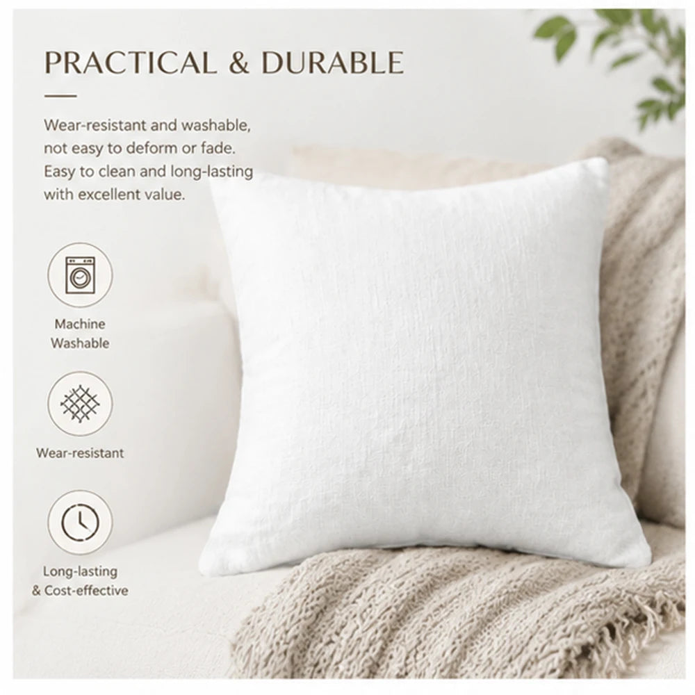 E-Enrique Iglesias-S Cushion Cover Linen Double-sided Printed Cushion Cover, sofa pillow case，Nordic Home Decor