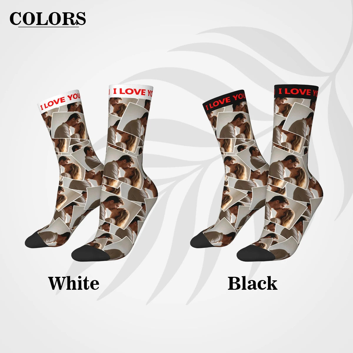 Novelty Custom Face Socks DIY Personalized Photo Custom Socks Crazy Funny Men's Socks Christmas Party Birthday Anniversary Gift