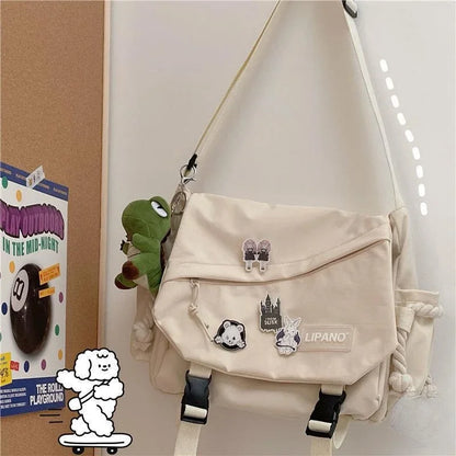 Popular Shoulder Bag Large Capacity Crossbody Bag Retro Workwear Postman Bags for Girls Handbags Fashion Casual rossbody Bags