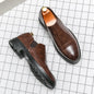 Classic Casual Leather Shoes For Men Slip On Men's Dress Shoes Trend Wedding Casual Business Shoes For Men Leather Social Loafer