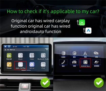2in1 Wireless Carplay Adapter For iPhone android auto apple Wireless Carplay Mini USB Ai Box Carplay For Toyota Volvo Hyundai
