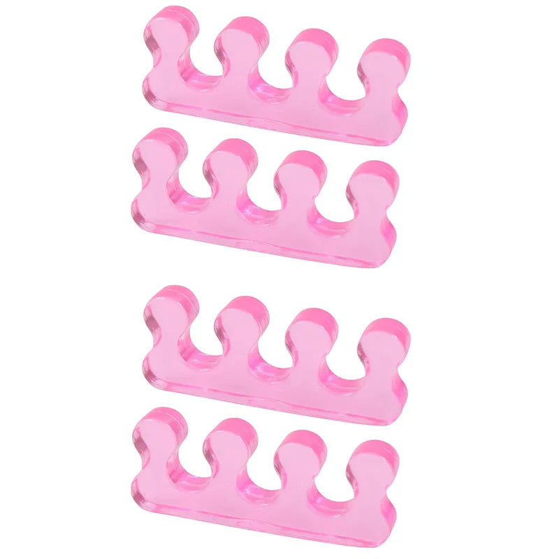 Silicone Manicure Pedicure Nails Finger Separator Flexible Finger Toe Spacer Separation Straighteners Tool Personal Health Care