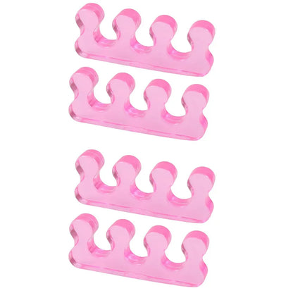 Silicone Manicure Pedicure Nails Finger Separator Flexible Finger Toe Spacer Separation Straighteners Tool Personal Health Care