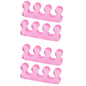 Silicone Manicure Pedicure Nails Finger Separator Flexible Finger Toe Spacer Separation Straighteners Tool Personal Health Care