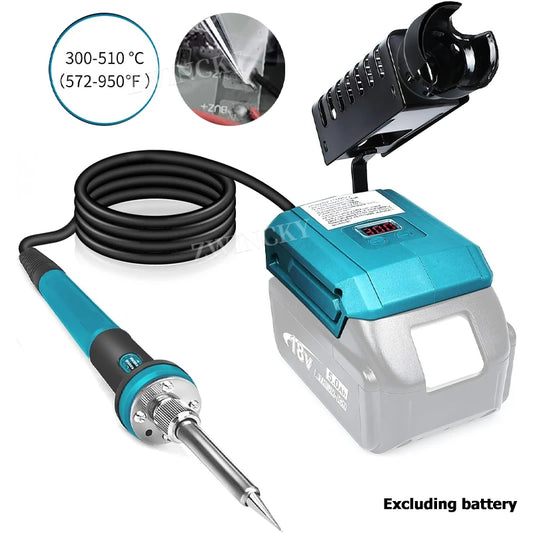 For Makita 18V 20V Battery 60W Electric Soldering Iron Wireless Welding Power Tool 300-500℃ Temperature Adjustable Fast Heating
