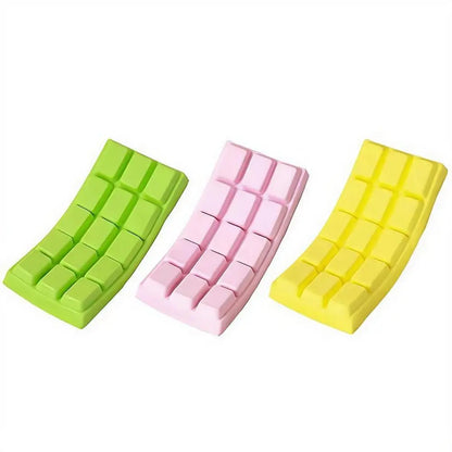 Chocolate Block Stress Relief Toy PU Soft and Slow Rebound Office Stress Relief Toy Hand Relaxation Gift Desktop Ornament