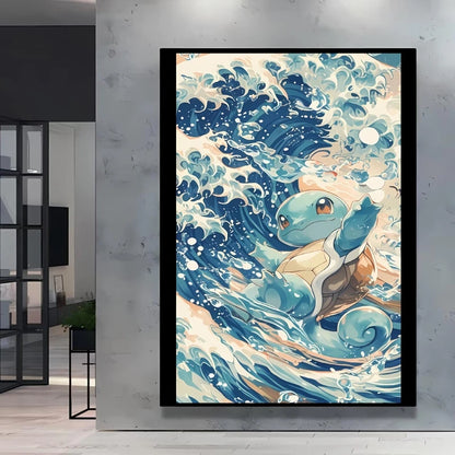 High Quality Pokemon Arcanine Pikachu Wall Painting with Unique Designs and Gorgeous Colors Adding A Touch of Brightness To Wall