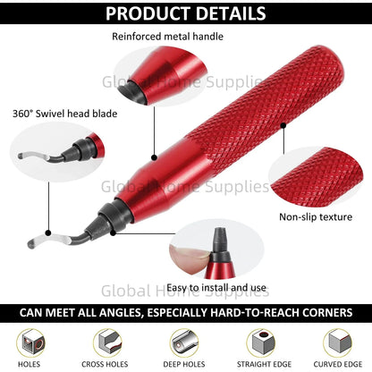 Deburring Tool RB3000 with 1 or 11 High Speed Steel Swivel Blades BS1010 BS1018 BK3010 BS3010 360 Degree Rotary Head Burr Remove