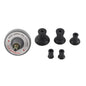 Car Valve Lapping Tool Attachment Kit Engine Valve Lapper Kit Valve Grinding Tool with 5 Suction Plates 1000rpm-1250rpm