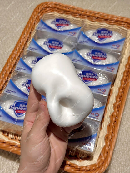Crunchy Soap Stress Ball Soap Squishy Building Blocks Crunchy Snap Squeeze Ball ASMR Anti Stress Fidget Desk Toys for Adults