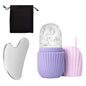 1Pc Stainless Steel Gua Sha & Ice Face Roller Kit – Cooling Facial Tool For Lifting Puffiness Reduction & Skin Care 3PCS Beauty