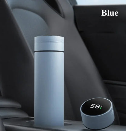 500ML Thermos Cup with Temperature Display, Stainless Steel Vacuum Insulated Mug, Outdoor Travel Cup, Father's Day Gift