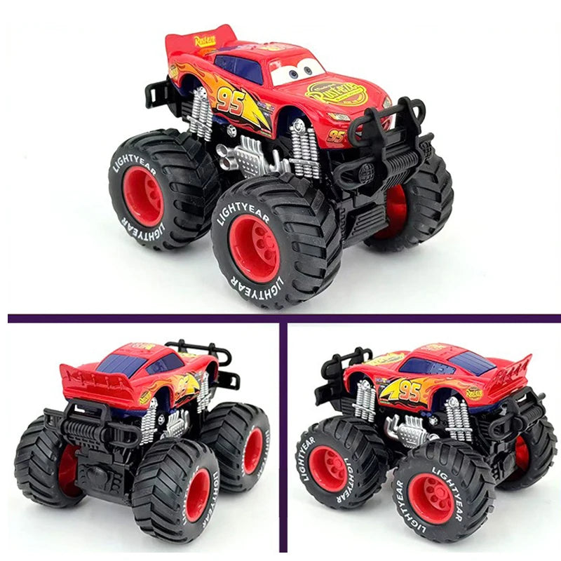 Hot Sale Bandai Pixar Cars Lightning McQueen Mater Mack Uncle Metal Model Racing Car Toys Children's Birthday NEWYEAR Gifts