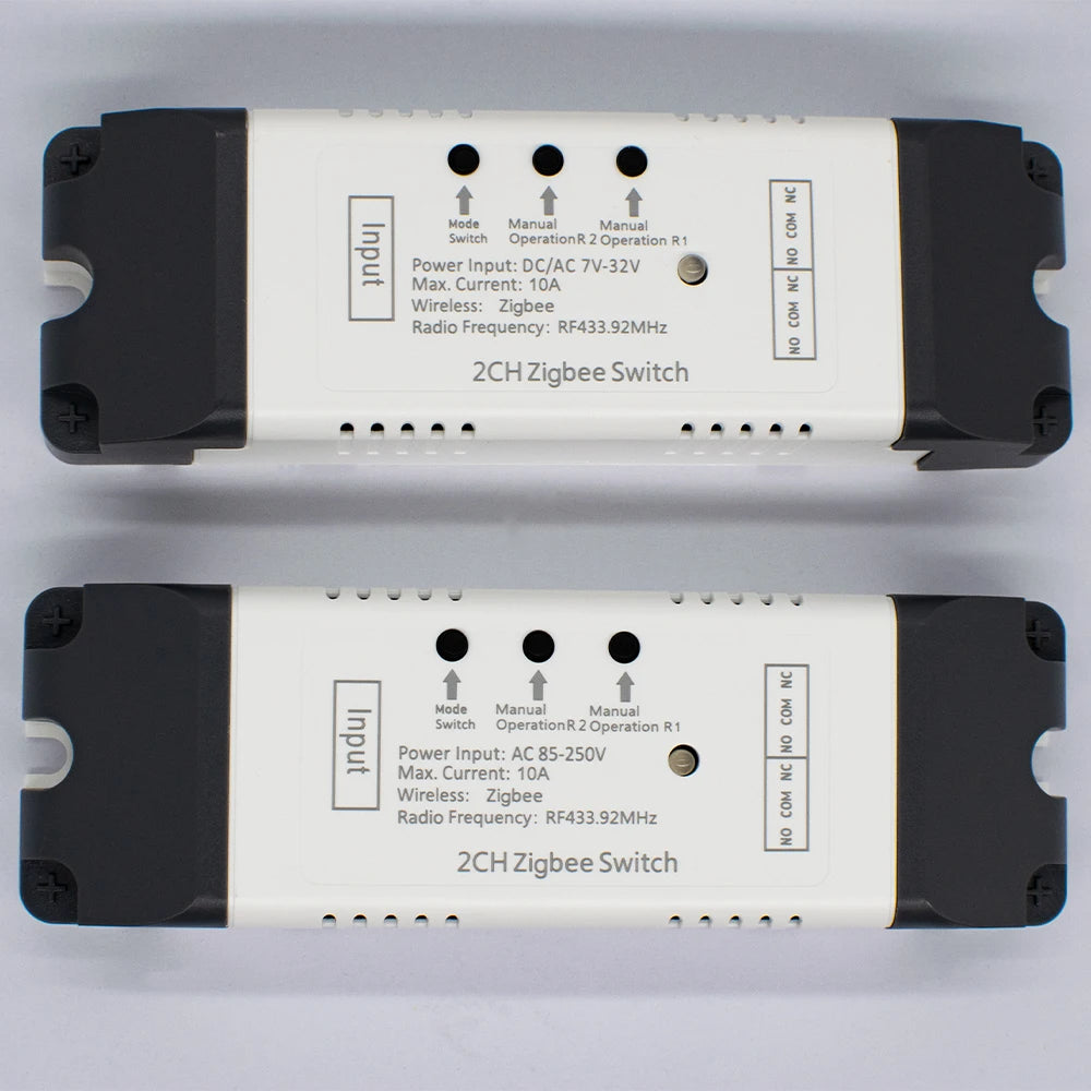 Zigbee Relay Breaker 7-32V 85-250V Switch Module Control Works With Tuya Smart Life App Alexa Google Smartthings Ewelink Hub