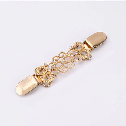 Fashion Sweater Clip Duck Clip Cardigan Buckle Shawl Brooch Blouse Pin Metal Clothes Decoration