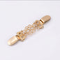 Fashion Sweater Clip Duck Clip Cardigan Buckle Shawl Brooch Blouse Pin Metal Clothes Decoration