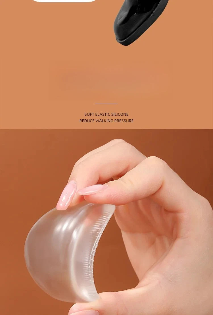 Orthotic Arch Foot Care Comfort Pain Silicone Orthopedic Insoles for Shoes Self-adhesive Foot Pads Flat Feet Arch Support Tools