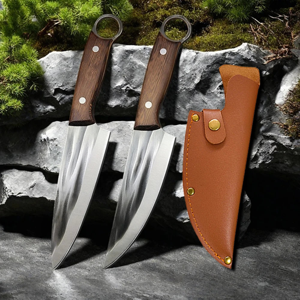 Professional Boning Knife Sharp Meat Cleaver Fish Vegetable Barbecue Slicing Butcher Slaughter Chef Cooking Kitchen Knife