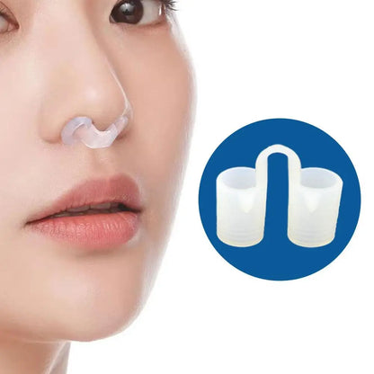 Soft Silicone Anti Snoring Nose Clip Gentle Nasal Opening Increase Airflow Reduce Snoring Easy Wear Improve Sleep Quality